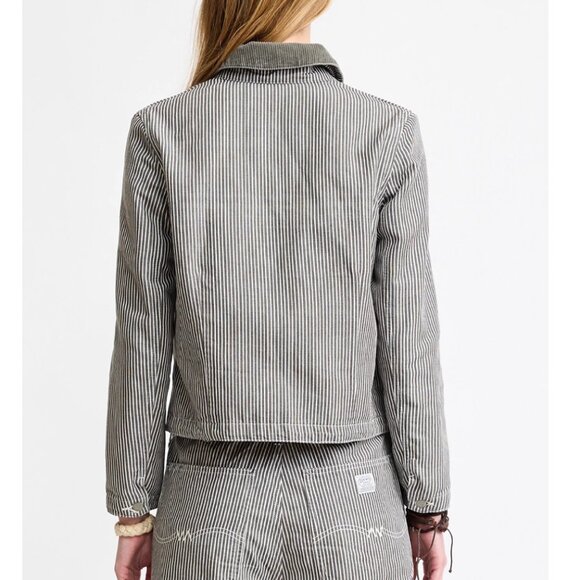 NWT Denimist Slim Chore Jacket Railroad Grey Classic - Picture 3 of 10